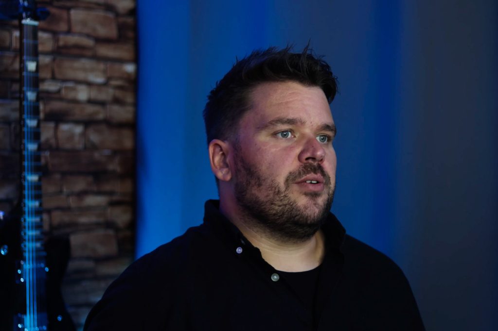 Shaun Sparks at Sussex Podcast Studio